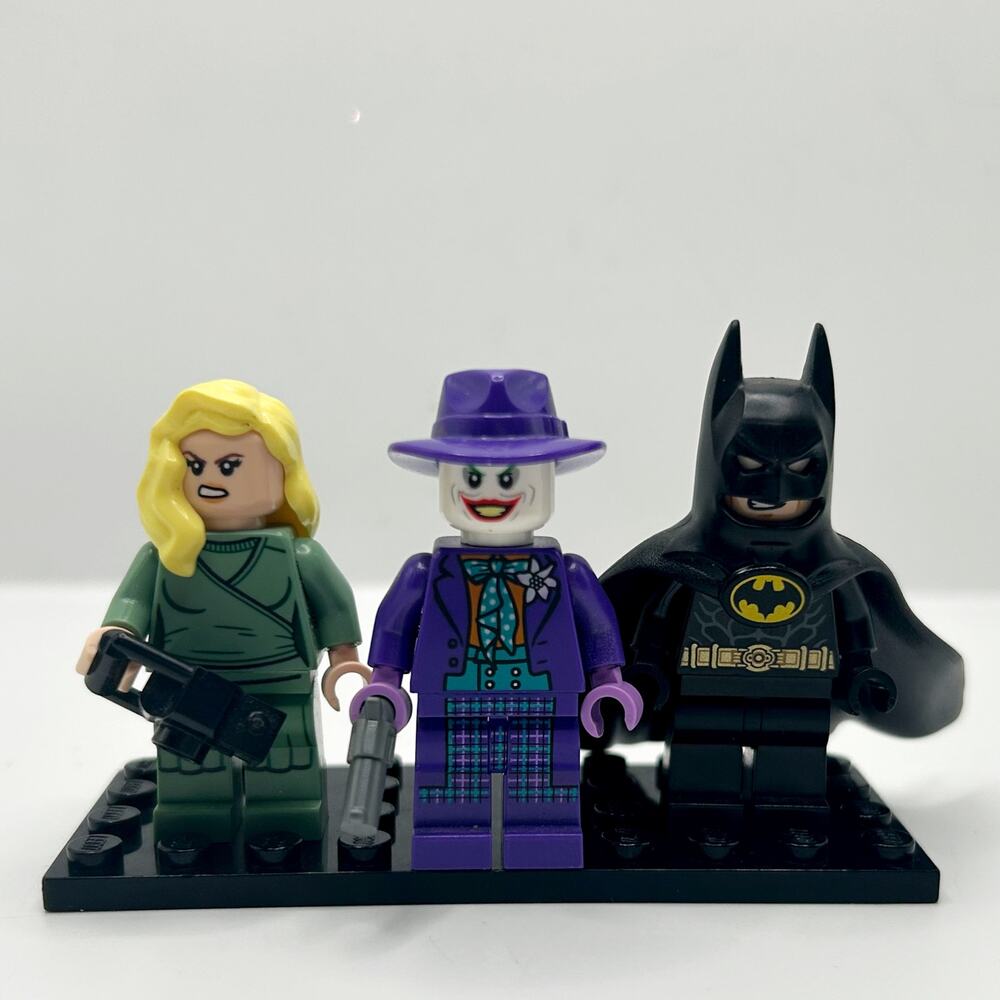 LEGO 1989 Tim Burton Batmobile Minifigures ONLY Batman/Joker/Vicki Vale 76139